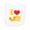 AA-White, variant on Inktastic I Heart Mac and Cheese Newborn Bib