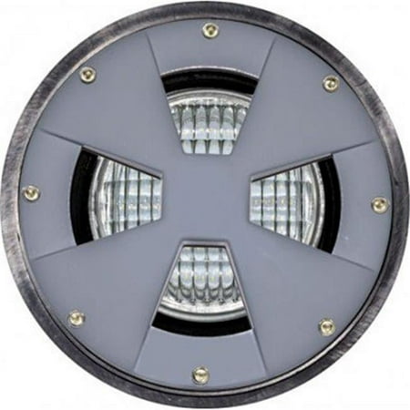 

9W & 12V LED PAR36 Well Light with Drive Over Cover - Gray