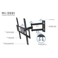 thumbnail image 5 of Mount-It! Full Motion TV Wall Mount, Long 17" Extension, Fits 26" to 55" TV's, Capacity 77 lbs., 5 of 9