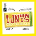 thumbnail image 2 of Tony’s Chocolonely Milk Chocolate Honey Almond Nougat Bar, 6.35oz, 2 of 8