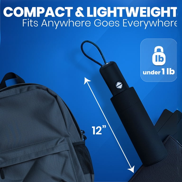 Rain-Mate Folding Travel Umbrella, Auto Open Close photo 5