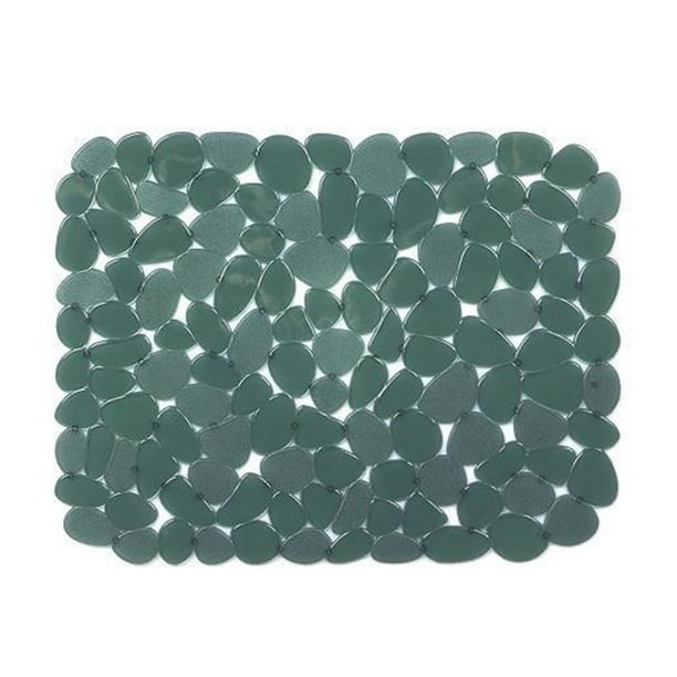 Alfombrilla para fregadero de cocina, resistente y flexible, de PVC, 40 x 30 cm, antideslizante y resistente a arañazos, apta para lavavajillas, fácil de limpiar y recortar, para fregaderos