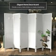 thumbnail image 6 of Handmade Beadboard 70-inch Room Divider (China) 6 Panel White, 6 of 6
