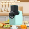 thumbnail image 3 of Cheese Grater Rotary, Electric Grater for Kitchen with 3 Sets of Blades, 3 in 1 Multi Rotary Cheese Grater Vegetable Slicer for Fruit and Vegtables, 3 of 5