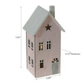 thumbnail image 3 of Maison Concepts Tabletop Led Wooden Pink House Decor - 3.94 L x 3.15 W x 7.87 H, 3 of 3