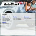 thumbnail image 3 of AutoShack Front Ceramic Brake Pads & Hub Bearing Assemblies for Buick, Pontiac & Chevrolet, LaCrosse 2005-2009 Grand Prix 2005-2008 Uplander 2005, FWD AWD V6 3.5L 3.6L 3.8L - 5-Lug, with ABS, 3 of 4