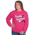 thumbnail image 4 of Freshly Squeezed Breast Cancer Aware Women Crewneck Sweatshirt Brisco Brands S, 4 of 6