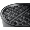 thumbnail image 4 of Oster 8" Nonstick Belgian Waffle Maker with Temperature Control, Silver, 4 of 4
