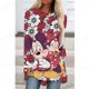 thumbnail image 1 of Elegant Women's musical note Print Long Sleeve Tees Tshirts Ladies Disney Mickey Mouse Casual Streewear O-Neck Fashion T-shirts5XL Gao Jinjia LED, 1 of 2
