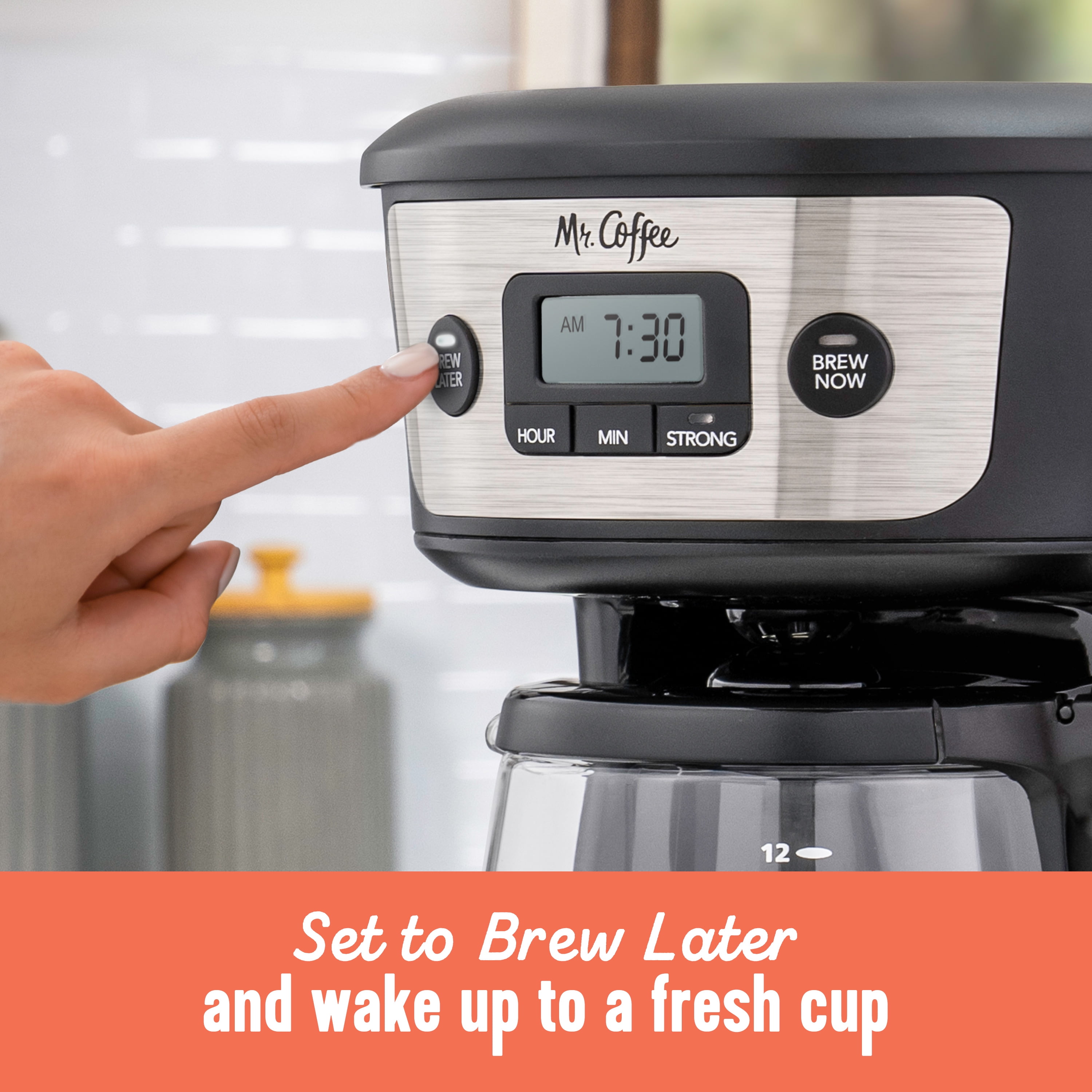 12 Cup Programmable Coffee Maker 
