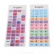 thumbnail image 5 of Pegatinas Para Teclado, Coloridas Pegatinas De PVC Impermeables A Prueba De Polvo En Idioma Inglés, Pegatinas Para Portátiles Para Todos Los Teclados De Ordenadores, 5 of 7