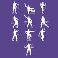 thumbnail image 5 of Emote Dances - Funny Youth T Shirt - Small - Purple, 5 of 6