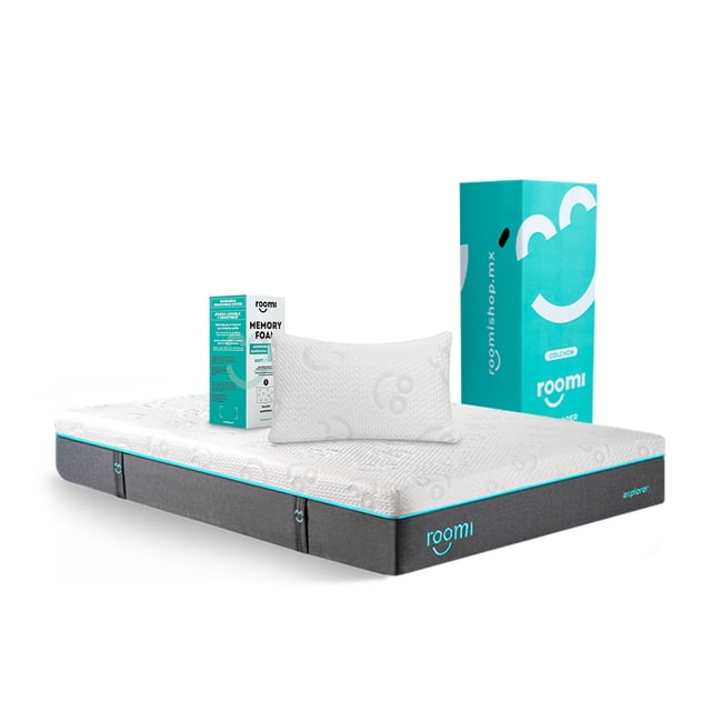 Colchón Individual Roomi Explorer con Almohada de Memory Foam Ajustable