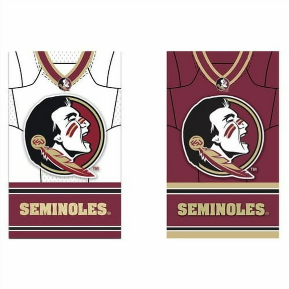 Evergreen Enterprises, Inc NCAA DS Suede Foil Garden Jersey Polyester 1'6 x 1'0.5 ft. Banner (Set of 2)