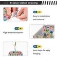 thumbnail image 4 of Coolnut Pink Watercolor Cacti Sink Splash Guard for Faucet 2 Packs Faucet Absorbent Mats, Funny Cactus Faucet Handle Drip Catcher for Kitchen, Bathroom,Sink Mat, Dish Drying Mat, 30"x5.5", 4 of 7