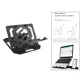 thumbnail image 2 of Soporte para ordenador portátil, soporte elevador para ordenador portátil, soporte de refrigeración para portátil Compatible con Air SM SunniMix soporte para laptop plegable, 2 of 8