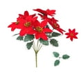 thumbnail image 2 of putnchl Christmas Simulation Bouquet Christmas Flowers Fake Flowers Christmas Decoration Green Plants Potted Ornaments, 2 of 3
