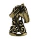 thumbnail image 4 of Estatuilla de cabeza de caballo, adorno de caballo de escritorio pequeño, colección de estatuas de caballo, escultura de regalo de cumpleaños para, 4 of 8