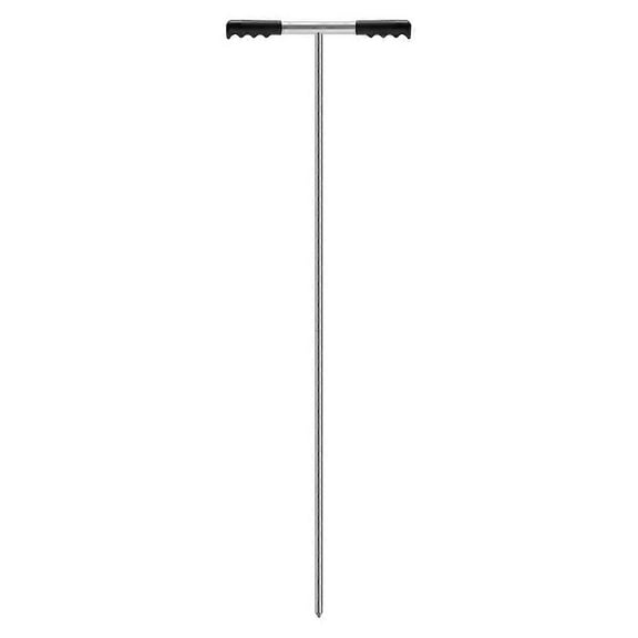 Soil Probe Rod, 32-48 Inch Adjustable Ground Probe Tool with T-Handle for Locating Underground Pipe