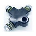thumbnail image 2 of Black Motorcycle Hydraulic Brake Hose Line T Connector Coupling Adapter M10x1.25, 2 of 5