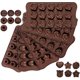 thumbnail image 1 of 6pcs Silicone Chocolate Molds, Chocolate Candy Mold, Cake Chocolate Making Molds Hard Chocolate Molds Kit for Men, Women Baking, 1 of 5