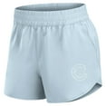 thumbnail image 2 of Women's Fanatics Light Blue Chicago Cubs Studio Woven Vibe Shorts, 2 of 3