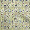 thumbnail image 1 of oneOone Rayon Light Green Fabric Travel Sewing Craft Projects Fabric Prints By Yard 56 Inch Wide, 1 of 5