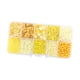 thumbnail image 4 of Cuentas de bordado y lentejuelas Sunnimix con caja de almacenamiento de vidrio Amarillo, 4 of 8