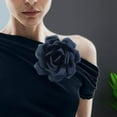 thumbnail image 6 of Segolike Flower Brooch Lapel Pin for Women Ladies Handmade Decorative Corsage Boutonniere for Dance Party Ceremony Clothes Accessories Black, 6 of 8