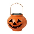 thumbnail image 2 of Solar Pumpkin Lights, Outdoor Halloween Decorations with Auto On/Off, Waterproof LED Garden Lantern for Yard, Patio, Porch, Lawn, Festive Display, 2 of 6
