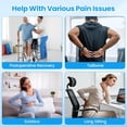 thumbnail image 2 of Wheelchair Seat Cushion for Pressure Relief, Cooling Gel Memory Foam Chair Cushion with Slope-Edge Design, Coccyx Support for Tailbone Pain, Non-Slip, for Wheelchairs, Office Chairs, Light Blue, 2 of 11