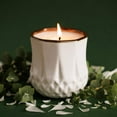 thumbnail image 5 of Hyggelight | The Growing Candle Apple and Pine Soy Candle with Wildflower Seeds, Scented Candle in Astrid White Ceramic Container, 5 of 12