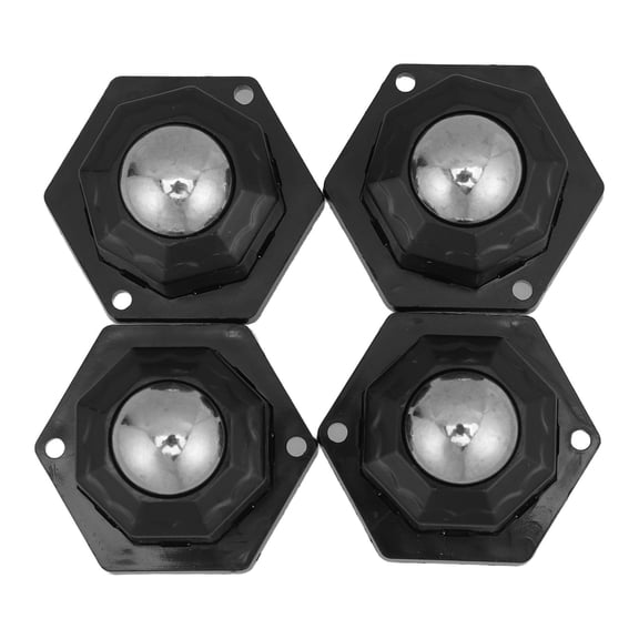 NIAIZEK Set of 4 Plastic Caster Wheels for Office Chairs, Smooth Rolling, Easy Mobility, Replacement Accessories