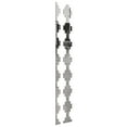 thumbnail image 4 of Ekena Millwork 47"H x 1/8"T Gypsum Adjustable Acrylic Decorative Slat Wall Panel Kit, Silver Mirror (contains 14 Slats + 1 Straight Edge Starter Slat), 4 of 12