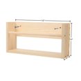 thumbnail image 2 of MEHOOM 16" Wall Bookshelf Set of 4,Wood Floating Shelves for Wall,Bedroom,Bathroom,Living Room, 2 of 6