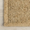 thumbnail image 4 of Rugs USA Willow Bordered Jute Area Rug, 6' x 9', Willow Natural, 4 of 6
