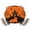 Orange, variant on Round Fitted Tablecloths with Elastic Edge Halloween Castle Spiderweb Pumpkin Oil-Proof Waterproof Wipeable Table Cover for Kitchen Dining Party Decor Scary Purple Black Table Clothes,36" - 44"