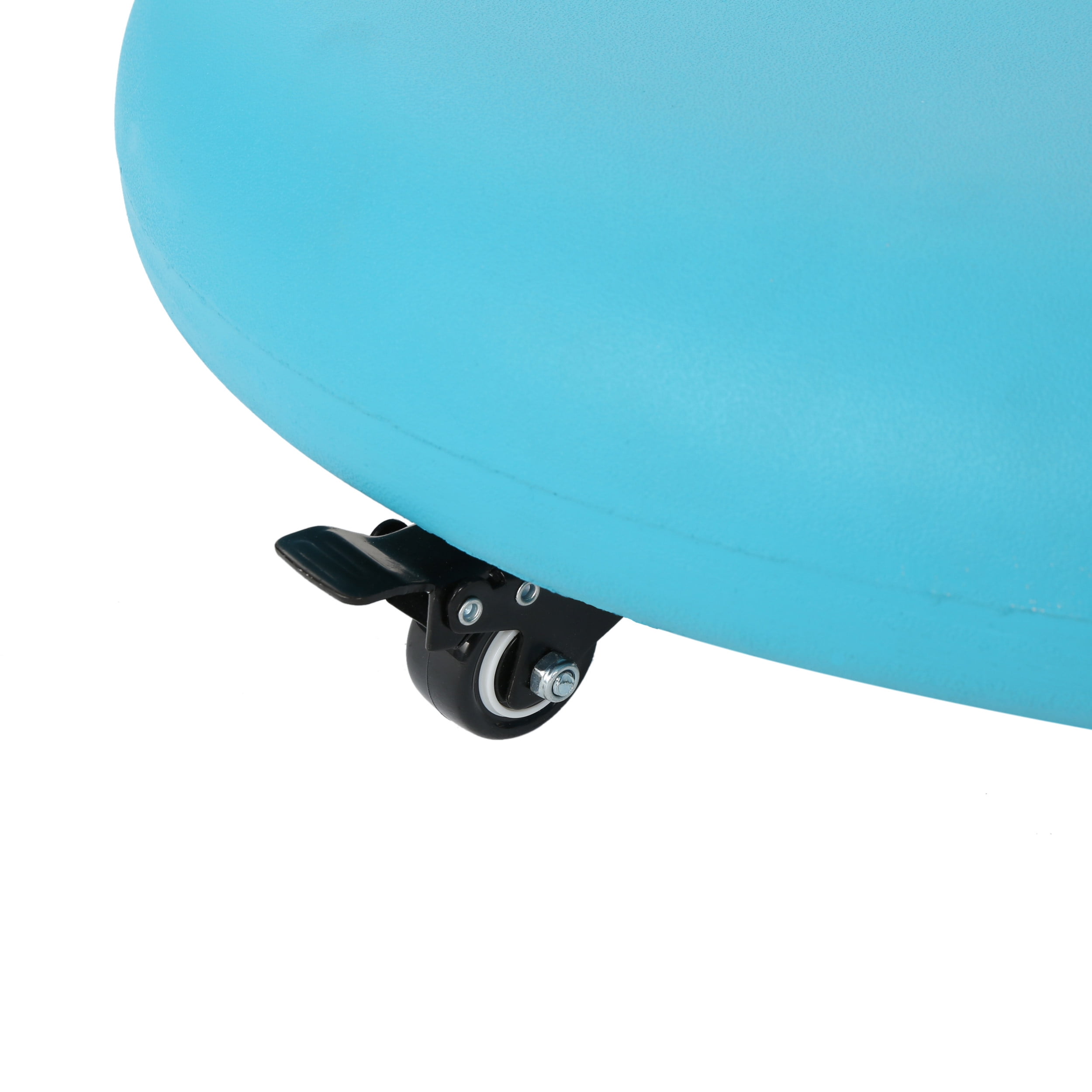 GDF Studio Louise Outdoor Concrete 80lb Round Umbrella Base, Teal