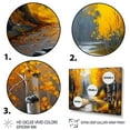 thumbnail image 3 of Designart Path Into The Yellow Forest II Canvas Wall Art, 3 of 5