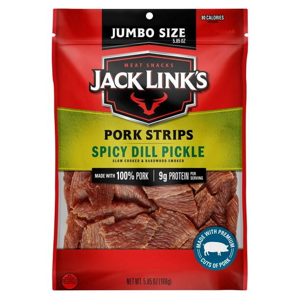 Jack Link's Pork Strips, Spicy Dill Pickle, 5.85 oz