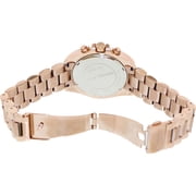 Michael Kors Womens Bradshaw Mini Rose Gold-Tone Chronograph Watch, MK5799