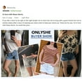 thumbnail image 7 of ONLYSHE Womens Casual Ripped Denim Shorts Mid Waisted Stretchy Jean Shorts for Women, 7 of 7