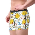 thumbnail image 2 of Balery Ducks and Anchors Calzoncillos bóxer para hombre, ropa interior de algodón suave y transpirable con cinturilla de nailon-Small, 2 of 5