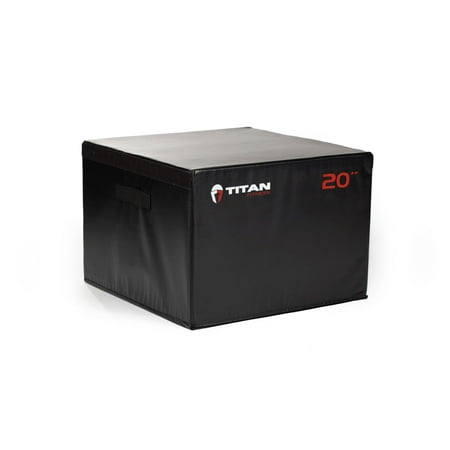 Titan Fitness 20-in Portable Soft Foam Plyometric Box