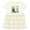 Natural with Stripes, variant on Cute Lizards Hanging out Girls Baby Dress