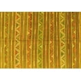 thumbnail image 1 of Ahgly Company Machine Washable Indoor Rectangle Southwestern Yellow Country Area Rugs, 4' x 6', 1 of 4