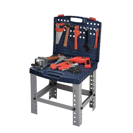 Children Toy Tool Set Workbench Kids Workshop Toolbench