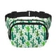 thumbnail image 1 of Fotbe Cactus 1 Cangurera Cuadrada con Estampado de Doble Capa, Bolsa de Cintura Ajustable Mini para Hombres y Mujeres, 1 of 9