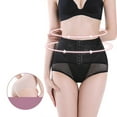 thumbnail image 5 of ZQUUVOU Women's High Waist Shaper Underwear Adjustable Hook Closure Hip Mesh Sheer Slim Tummy Control Shapewear Black, 5 of 8