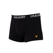 Lyle & Scott Men Boxer Shorts Cotton Black L